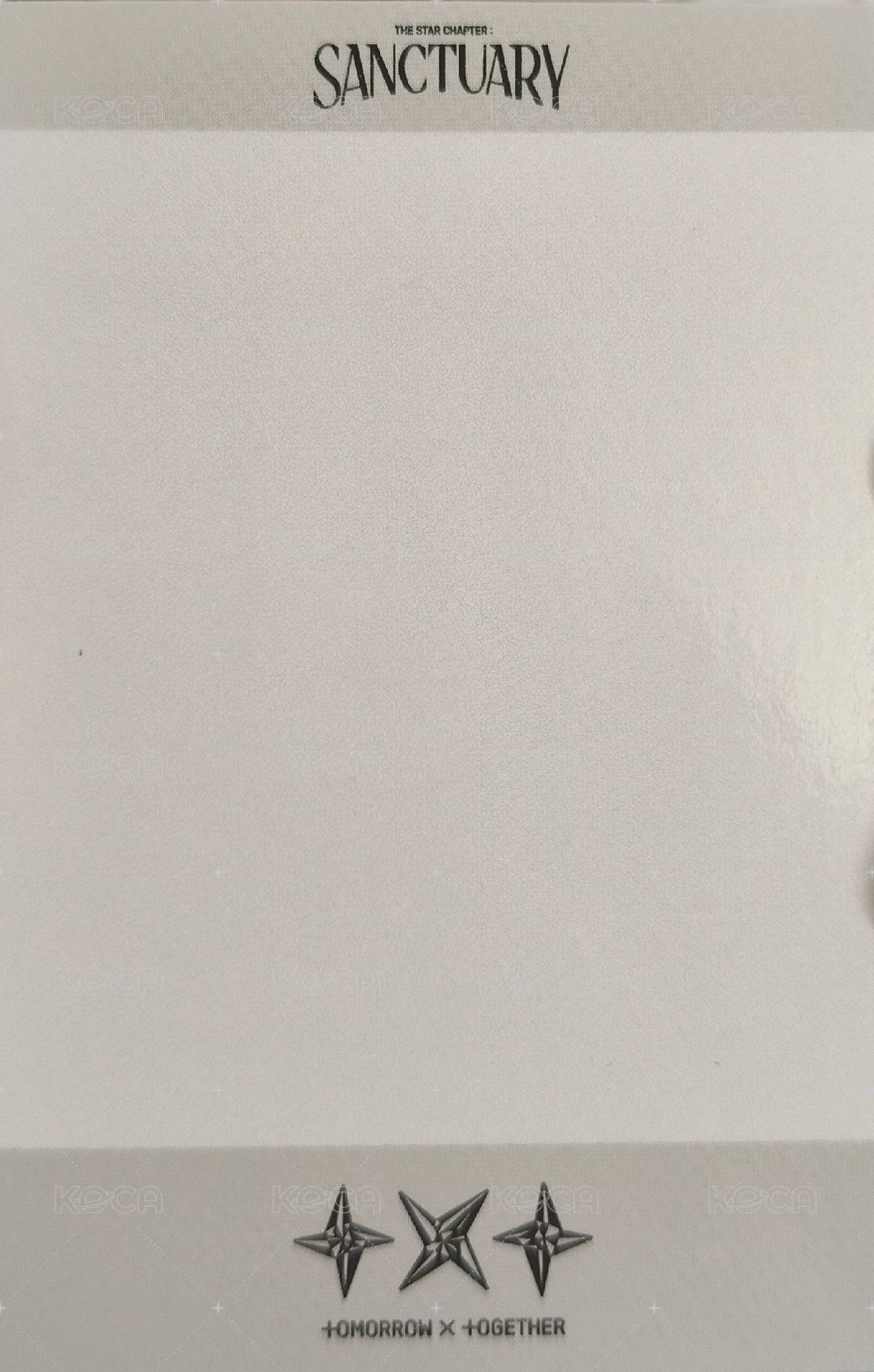 迷七 am 單封 特典卡  背面