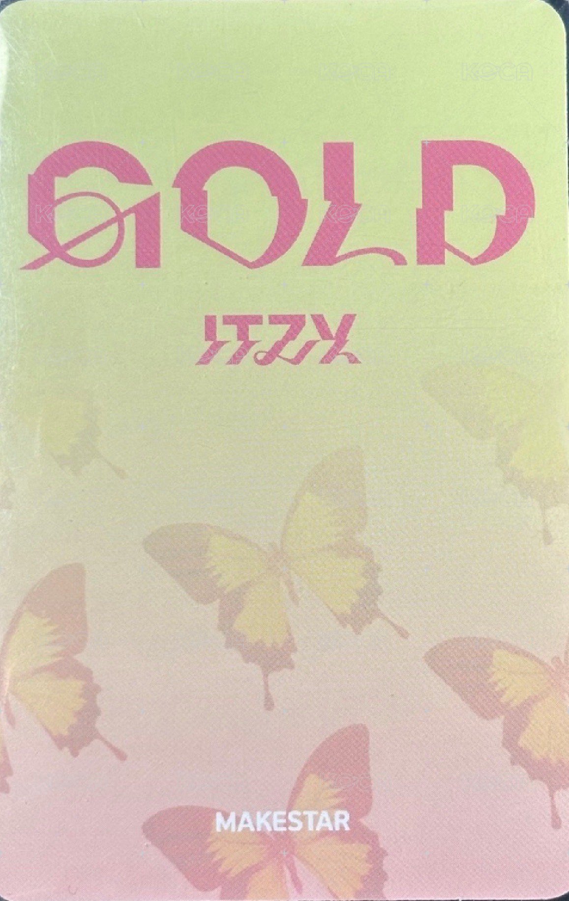 GOLD ms 6.0 簽售卡 蝴蝶 背面