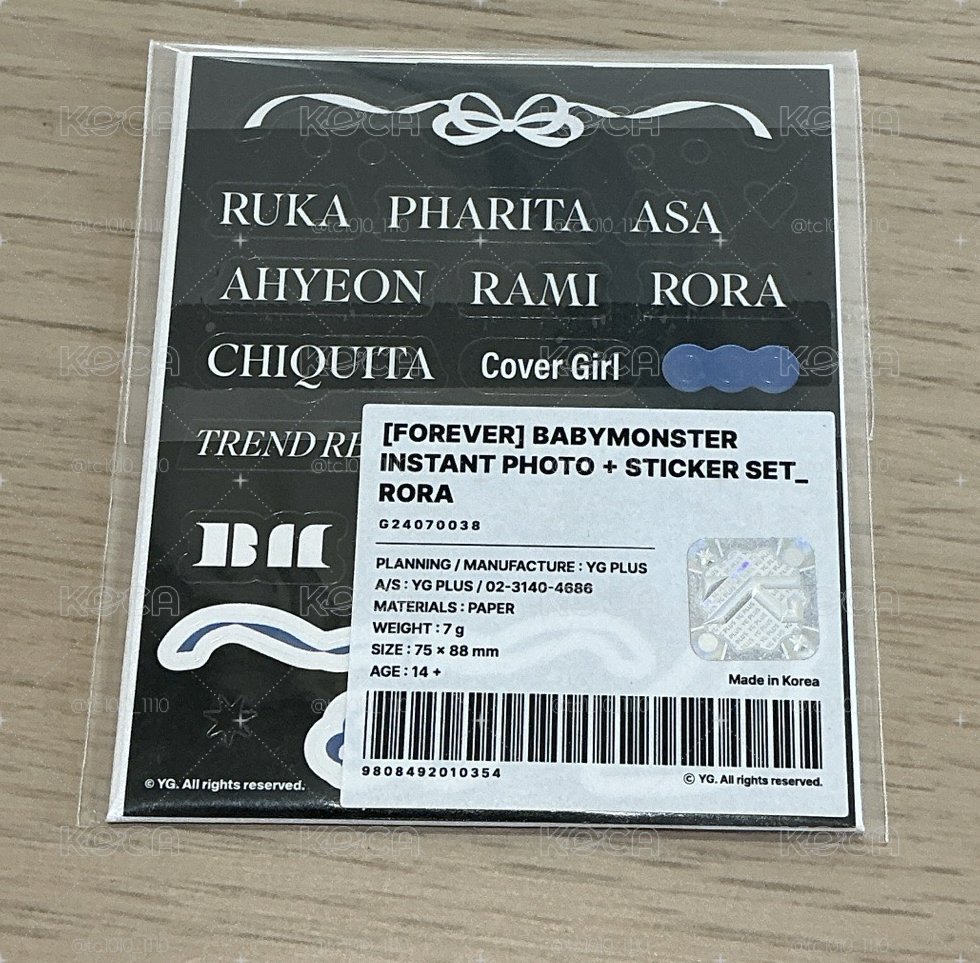 Rora 拍立得+貼紙組