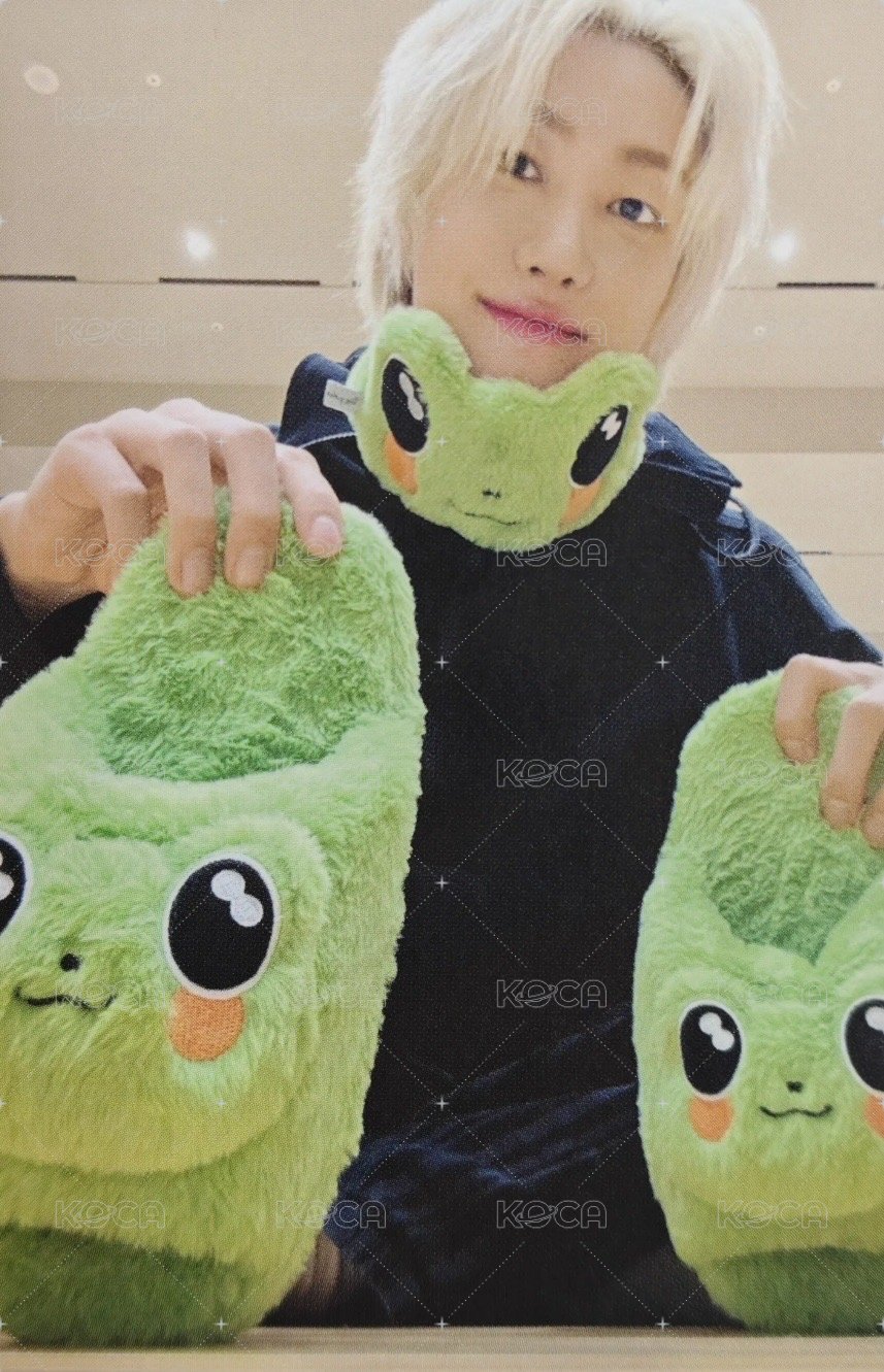 成員自製 周邊卡 拖鞋眼罩 正面