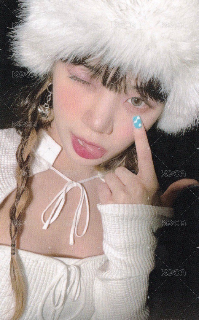 迷二 wvs 2.0 簽售卡 雪帽采 正面