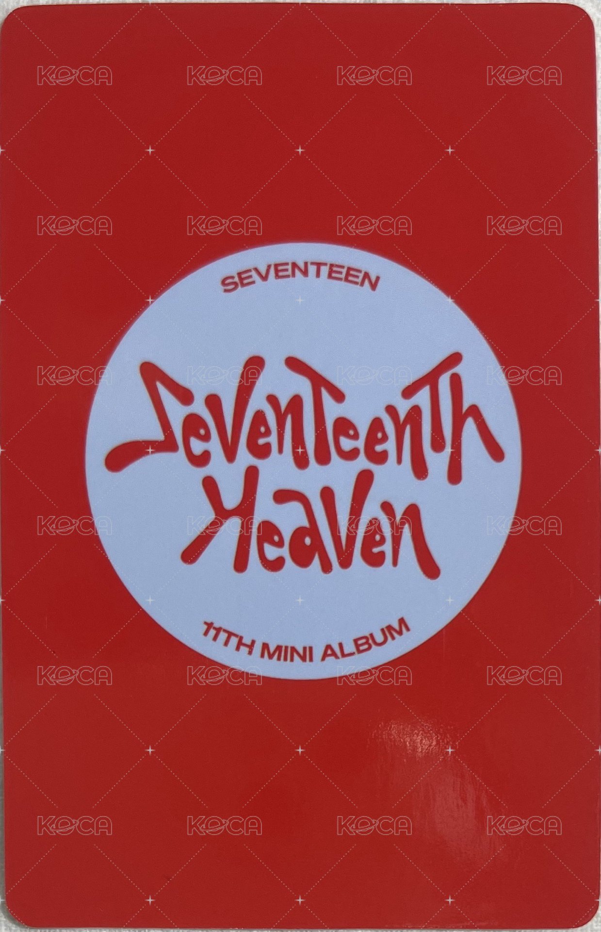 MINI11 yzy D 簽售卡  背面