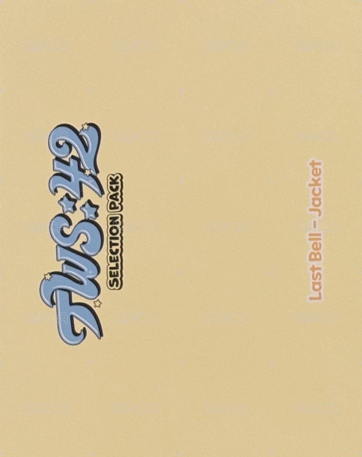 TWS:42 Selection Pack 周邊卡 46雙人卡 背面