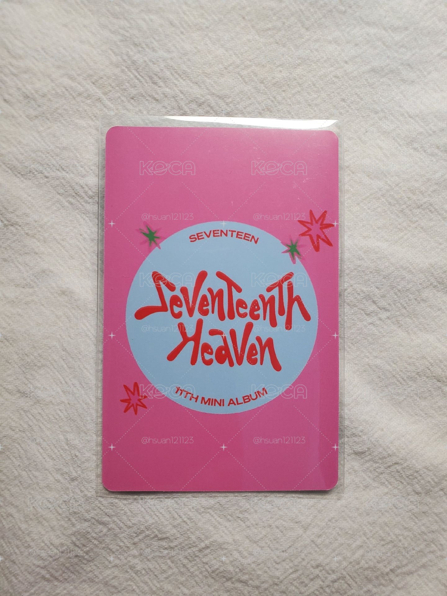 SEVENTEEN WOOZI HEAVEN 迷11 kit全專
