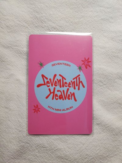 SEVENTEEN WOOZI HEAVEN 迷11 kit全專