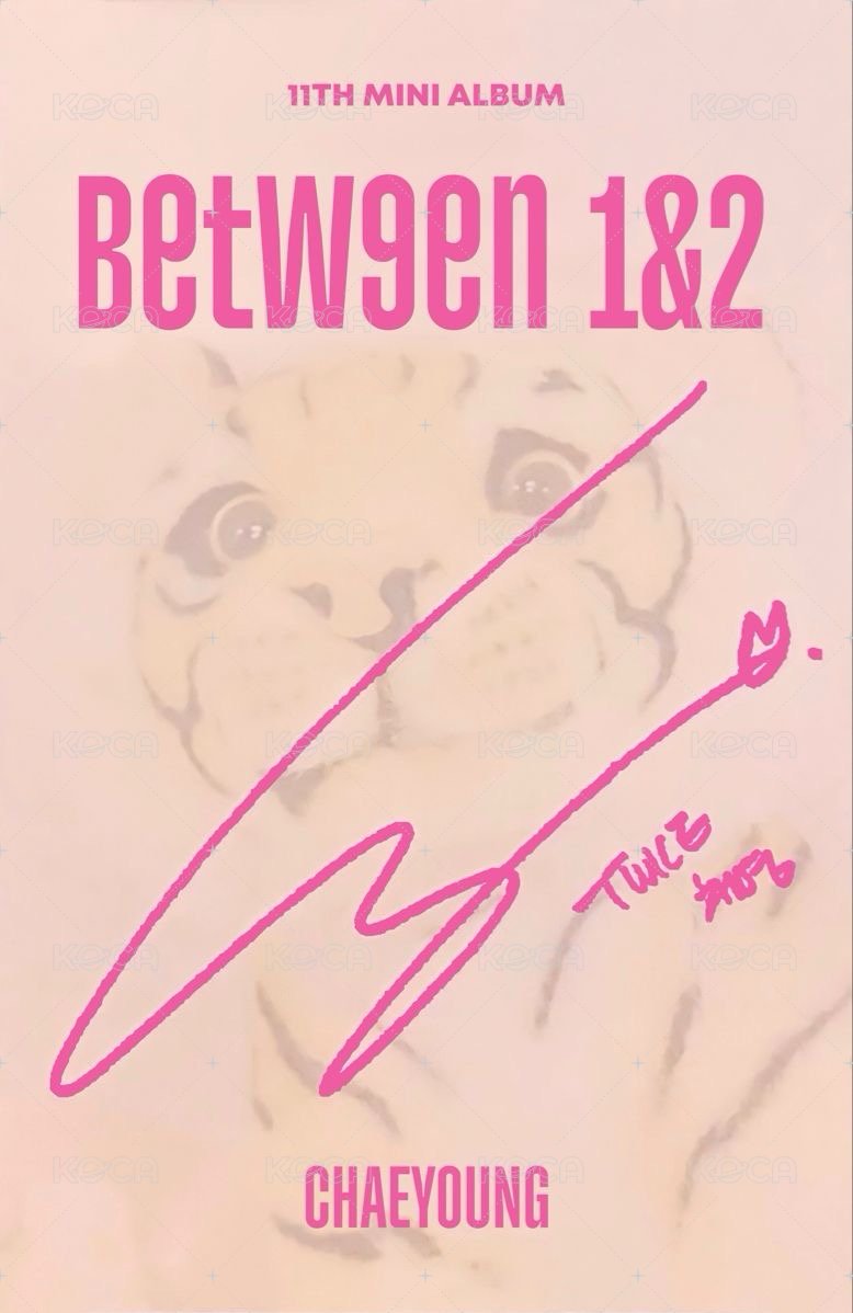 BETWEEN 1&2 專輯卡  背面