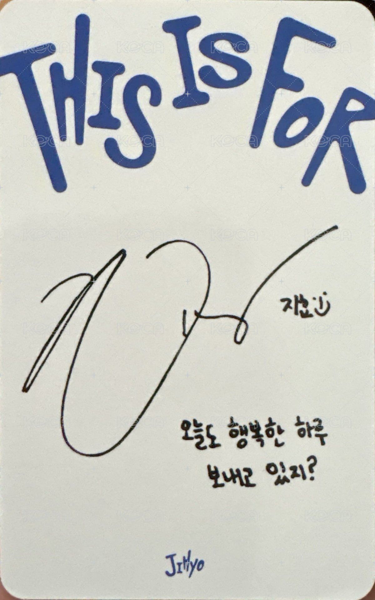 正規四 專輯卡  背面