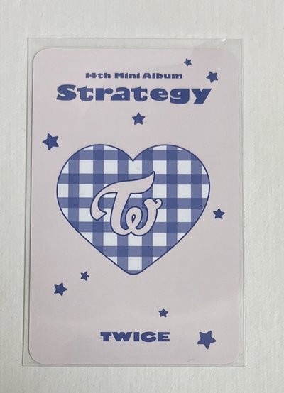 TWICE 子瑜 鐵盒卡 Strategy 