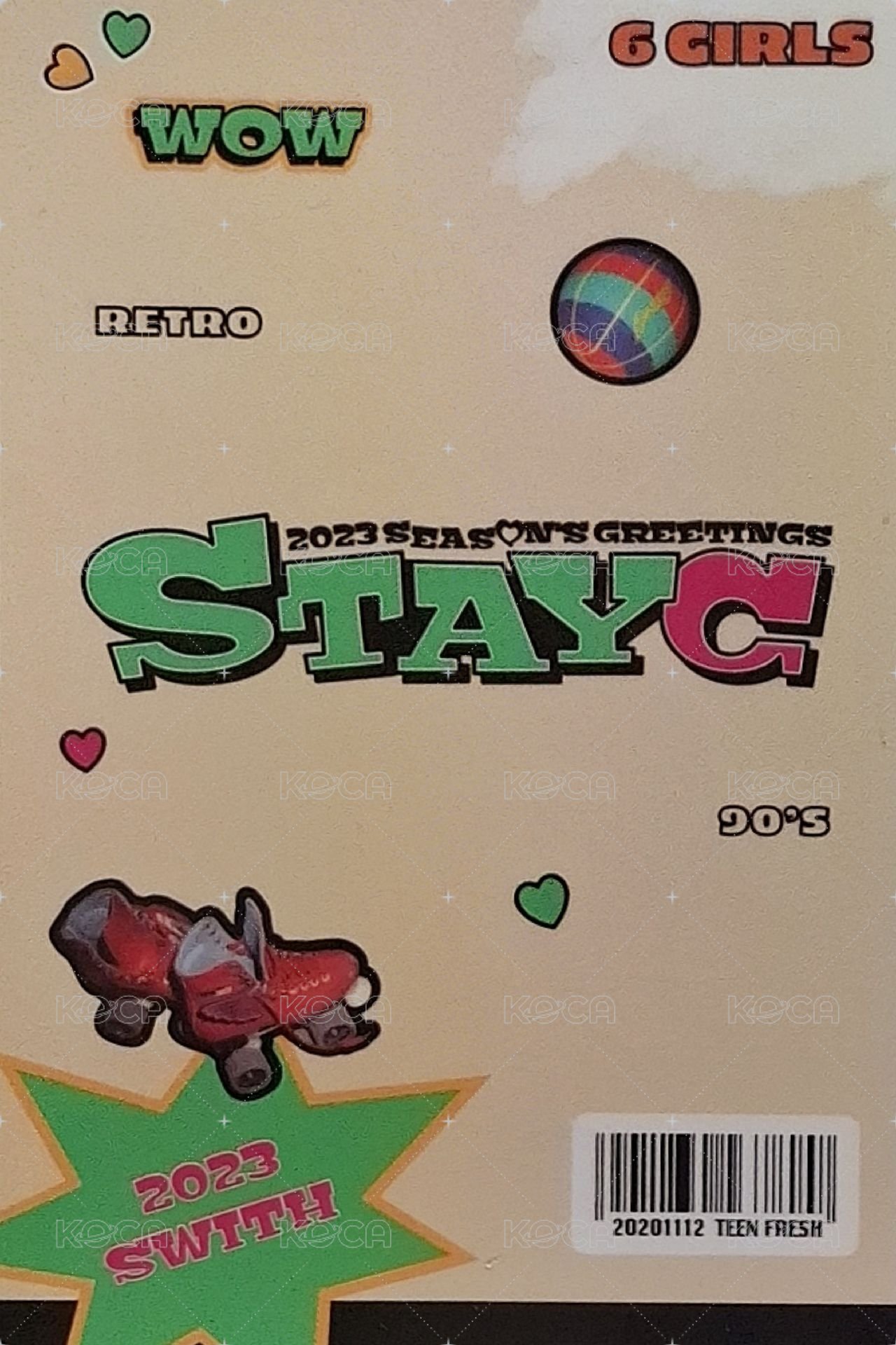 STAYC - 2023 SEASON’S GREETINGS 年曆卡 年曆特典 背面