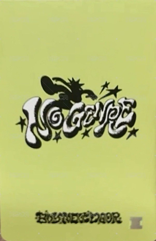 No Genre k4 幸運卡 1 背面