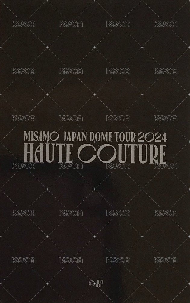 HAUTE COUTURE JYP JAPAN 滿額卡  背面