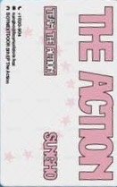 The Action 電子專 專輯卡  背面