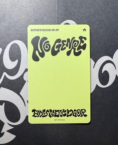 ❇️ No Genre hmv 特典卡 官拍金雲鶴