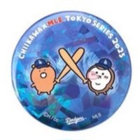 MLB棒球 徽章 吉伊小熊&小甲蟲