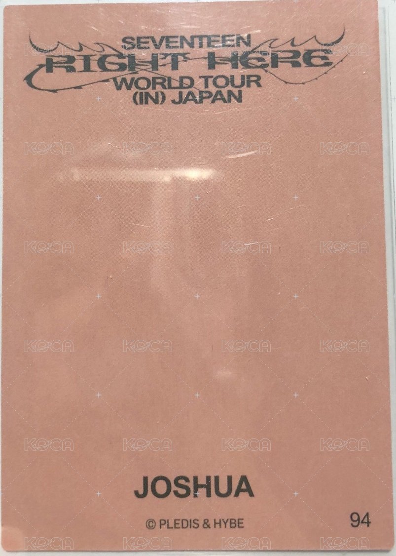 RIGHT HERE 隨機卡 日巡 卡包卡隨機卡 背面