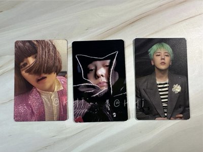 GD演唱會Übermensch周邊小卡