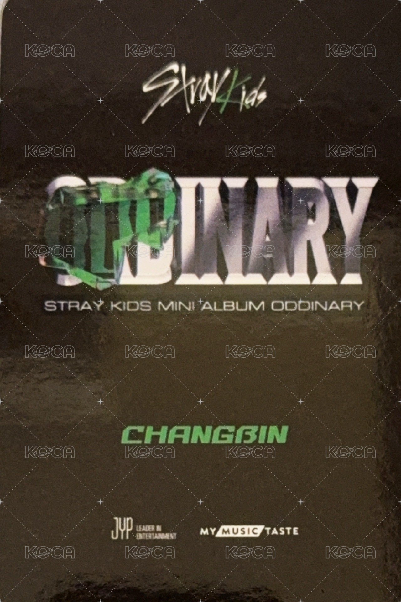 ODDINARY mmt 簽售卡  背面