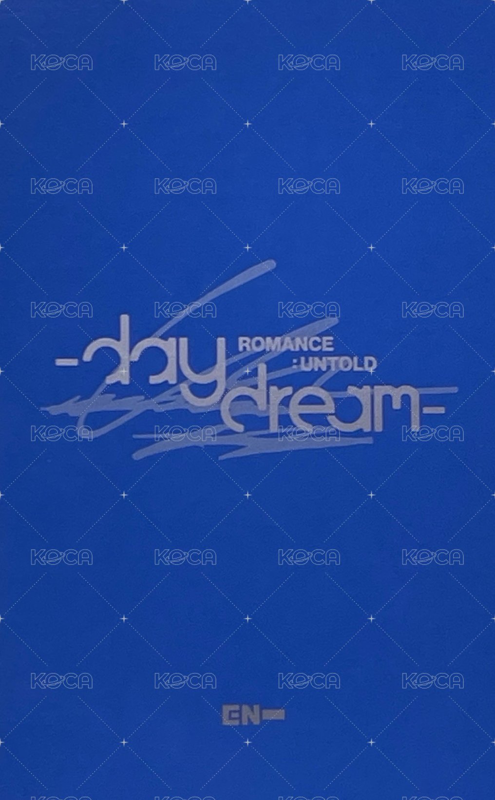 正二後續 專輯卡 White Night ver. 背面