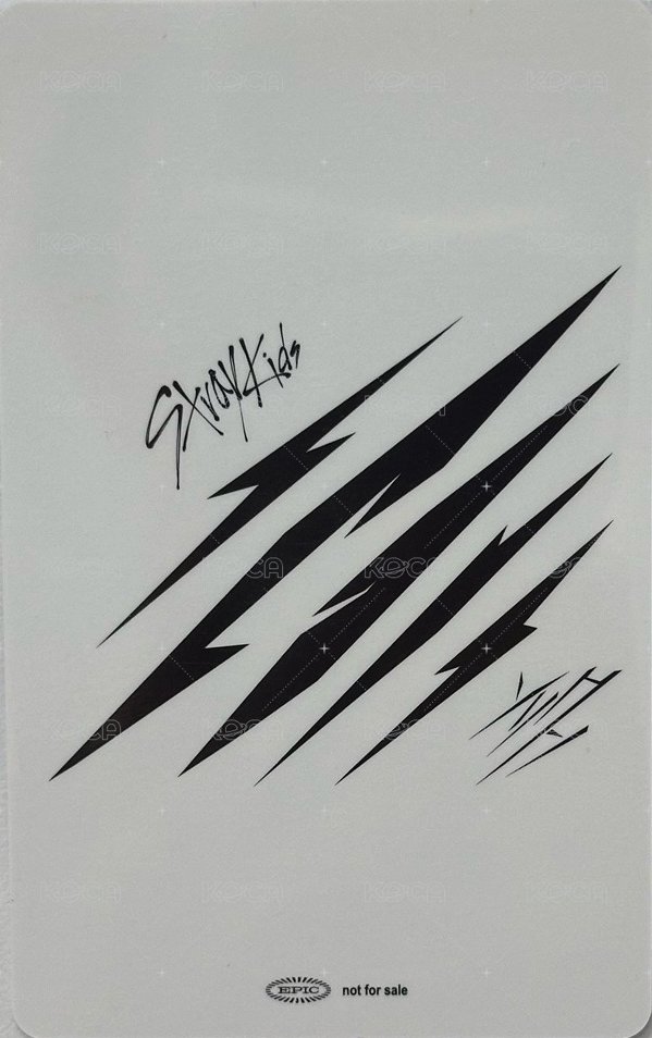 Scars JYP JAPAN Fanclub 特典卡  背面