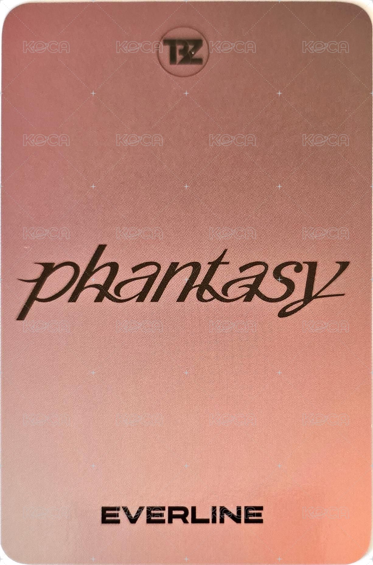 PHANTASY Pt.3 Love Letter el 3.0 簽售卡  背面