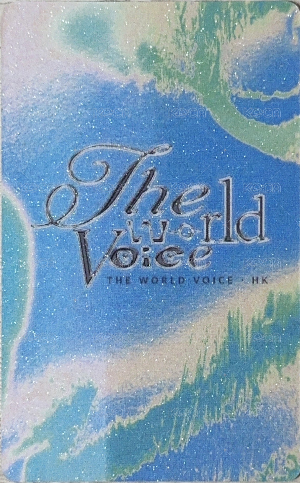 The World Voice香港音樂節 入場卡 / 場限卡  背面