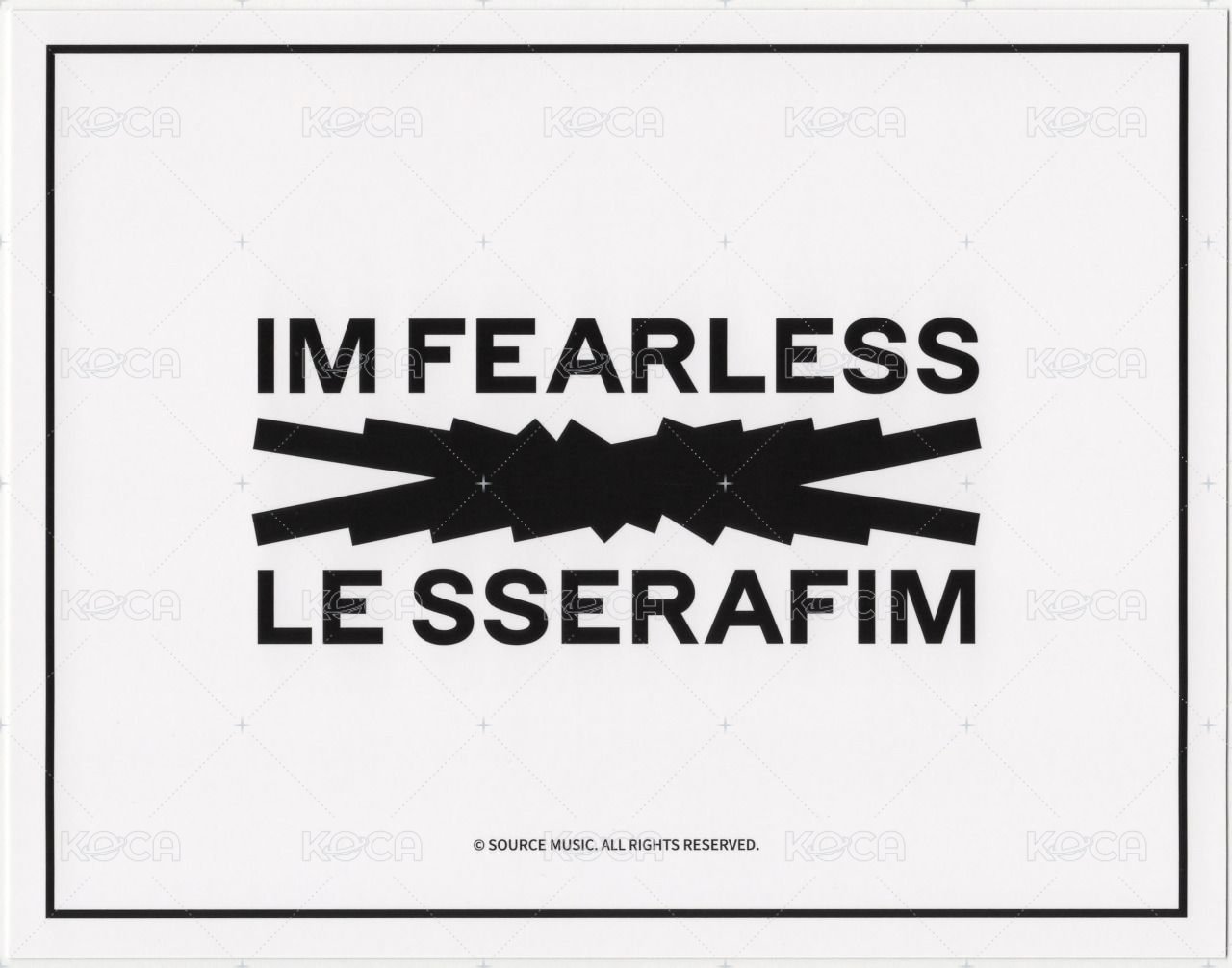 FEARLESS 明信片 The First Moment in Your Hands 明信片 背面