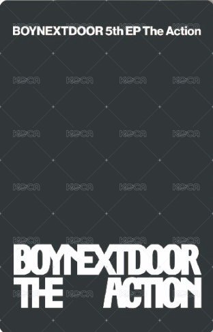 The Action 環球 預售 特典卡  背面