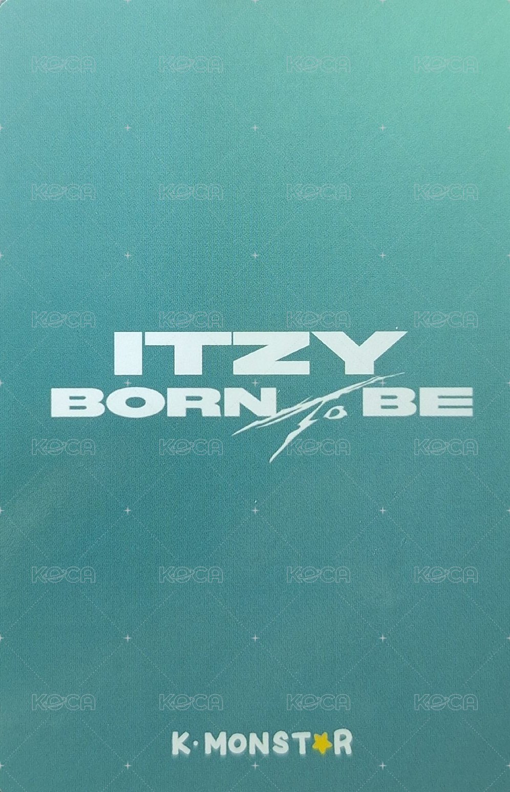 BORN TO BE km 台北 2.0 簽售卡  背面