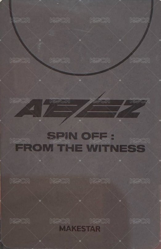 SPIN OFF : FROM THE WITNESS ms 5.0 線上 簽售卡  背面