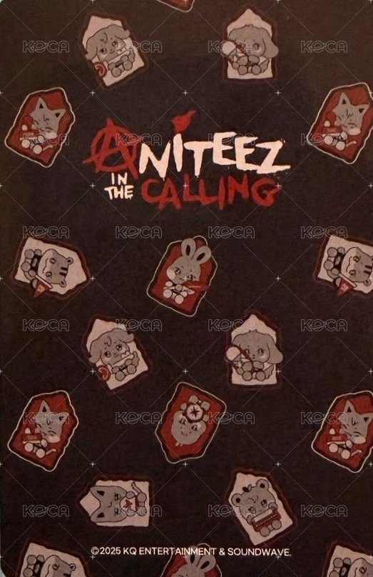 ANITEEZ IN THE CALLING 周邊卡 REVERSIBLE BUCKET HAT 背面