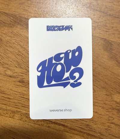 ❇️ HOW? wvs 簽售卡 明宰鉉