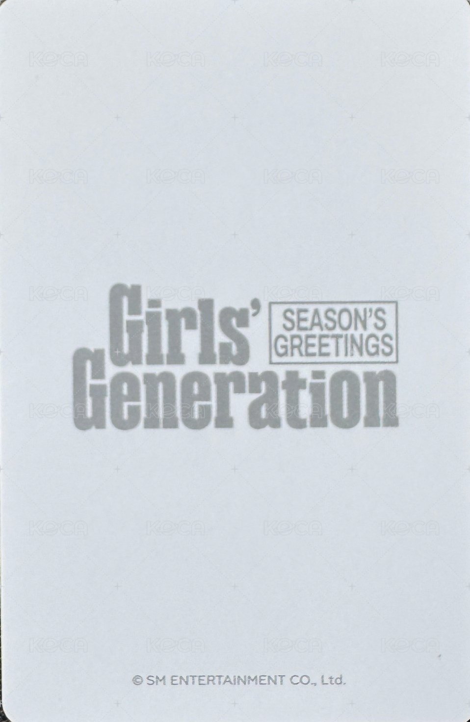 2025年曆 隨機卡 A版自拍 背面