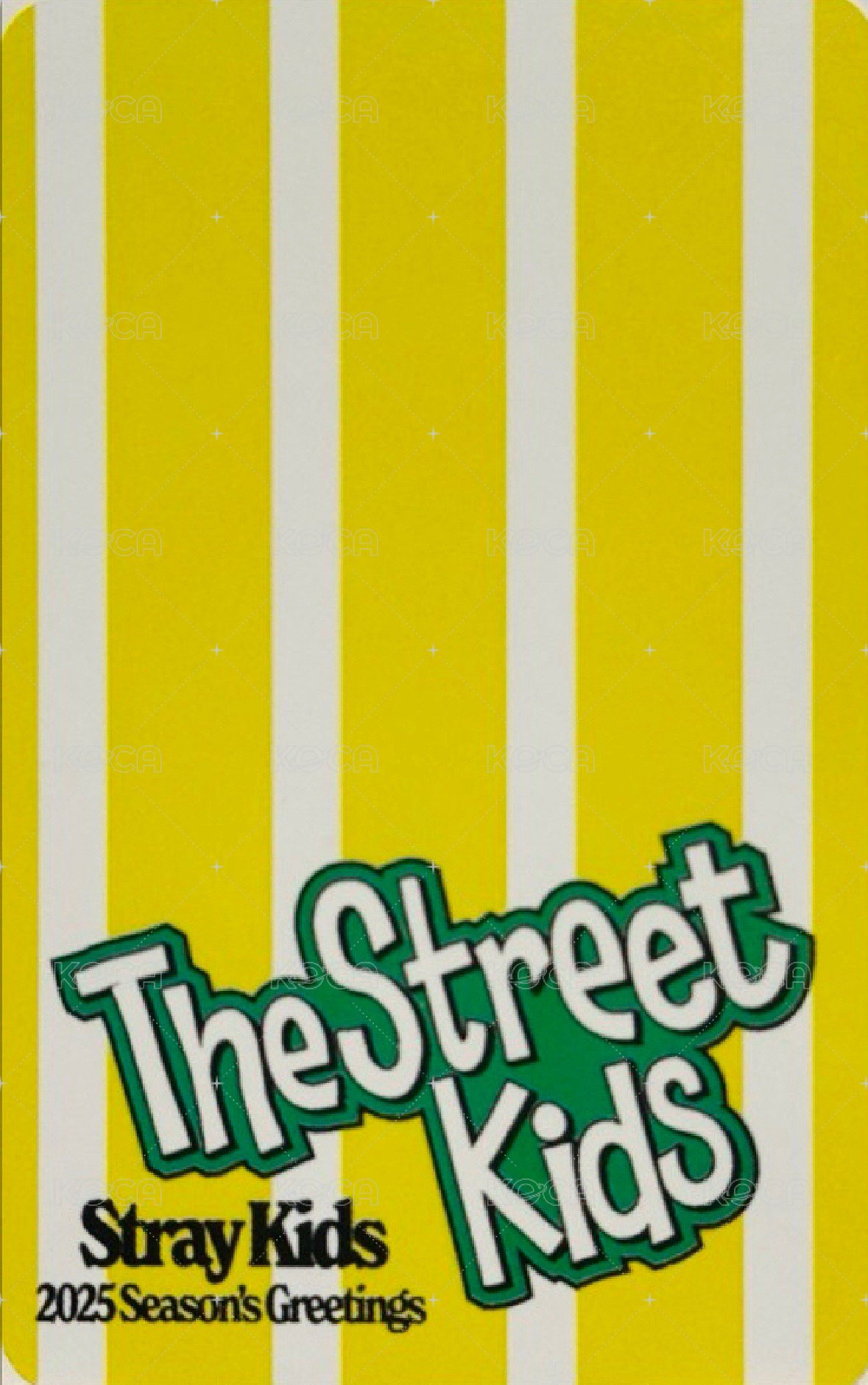 2025年曆 jyp 特典卡  背面