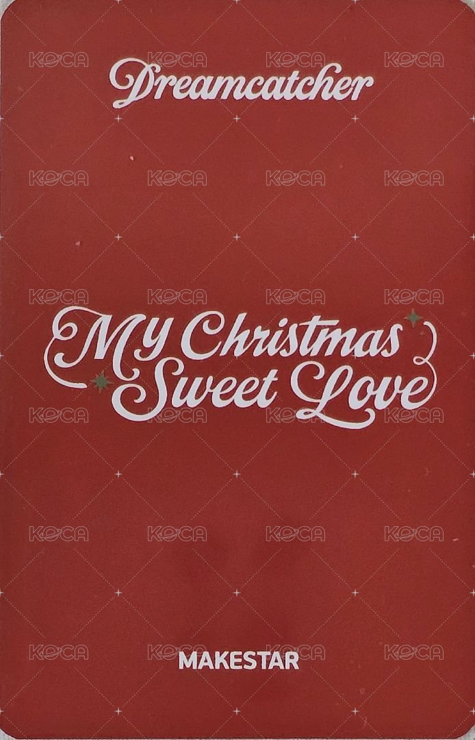 聖誕單曲專輯 ms 1.0 簽售卡 B ver. 背面