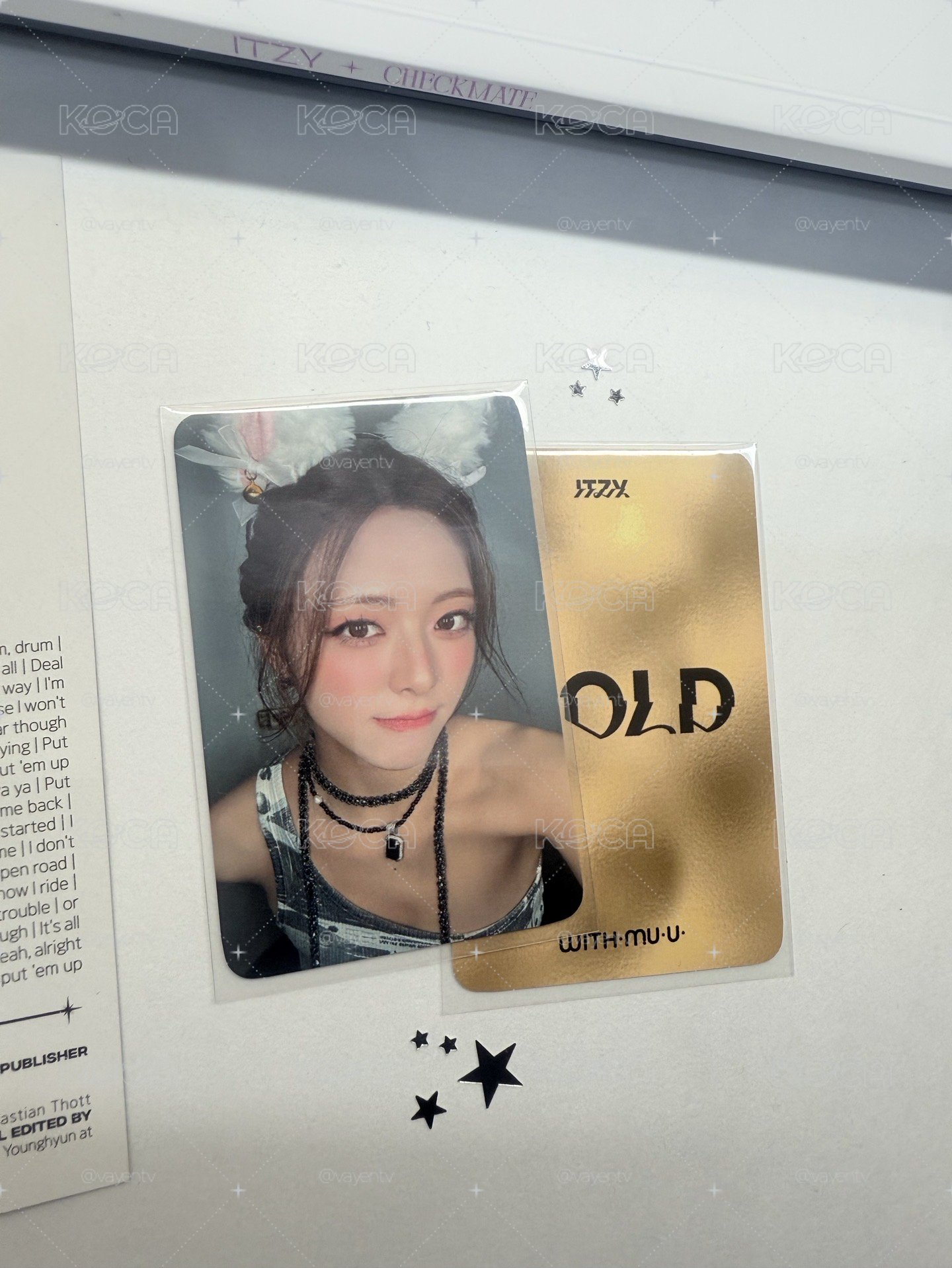 GOLD wm 預售 特典卡 娜