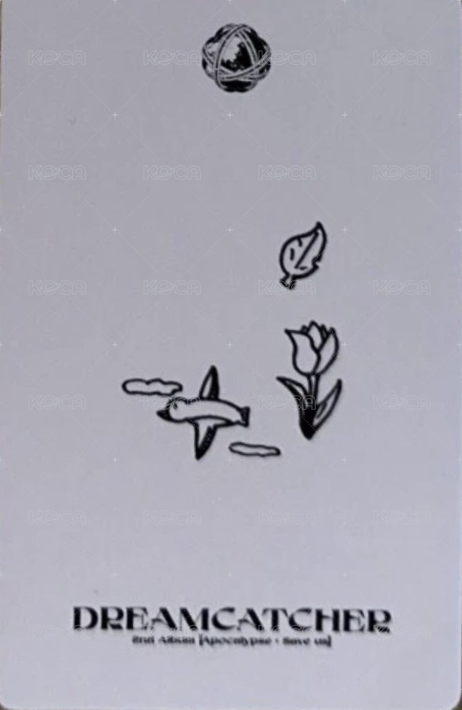 正規二輯 yzy 2.0 簽售卡  背面