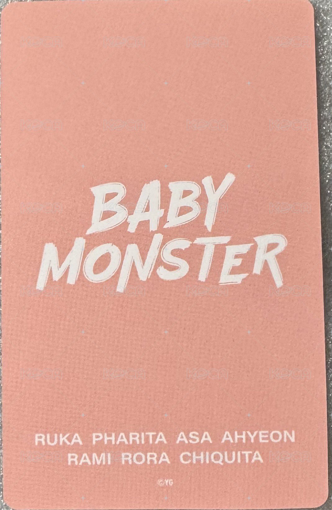 25’世巡 隨機卡 日本場線下 VER.B Ahyeon 背面