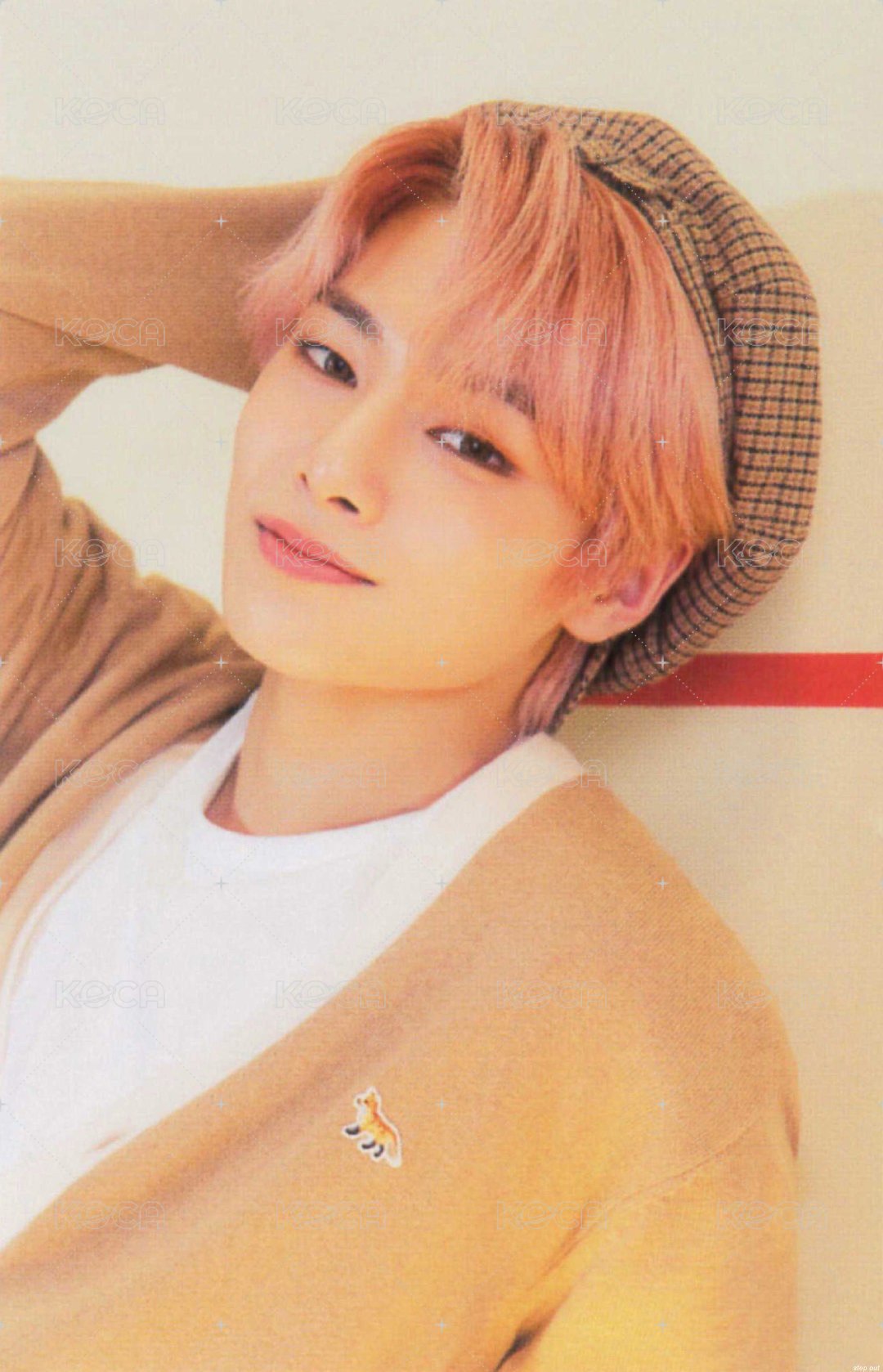 2023 年曆 年曆卡 黃 ver. 正面