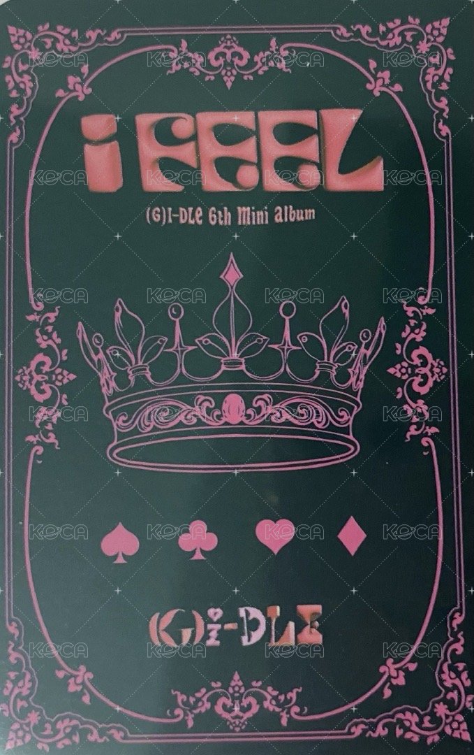 I feel 專輯卡 queen版專卡-琦 背面
