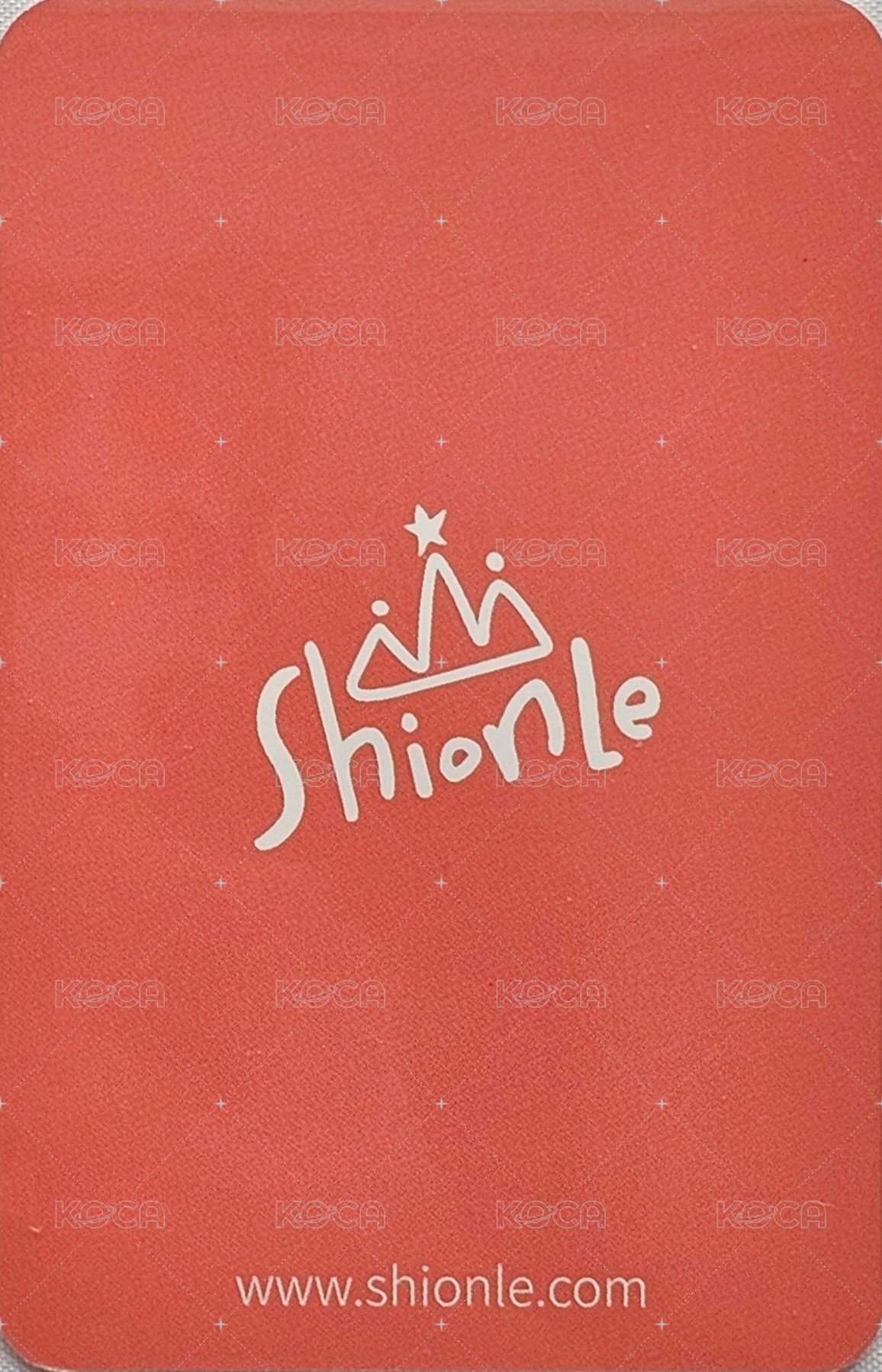 代言 代言卡 Shionle 背面