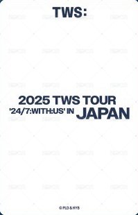 25 日巡 周邊卡 卡套 背面