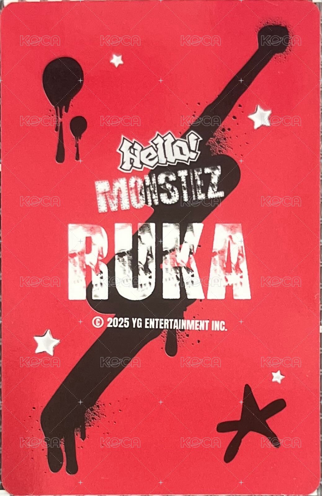 一期會員禮 會員禮卡 會員禮卡 Ruka 背面