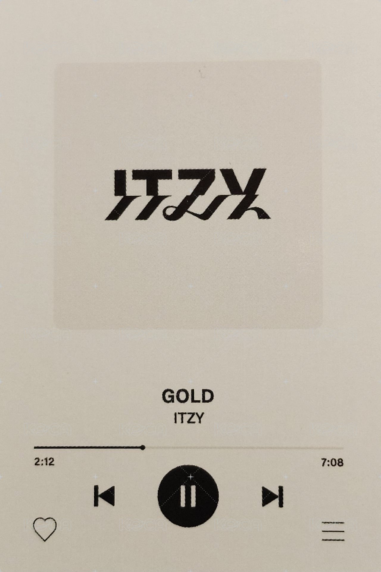 GOLD   線下快閃 幸運卡 雙人卡 背面