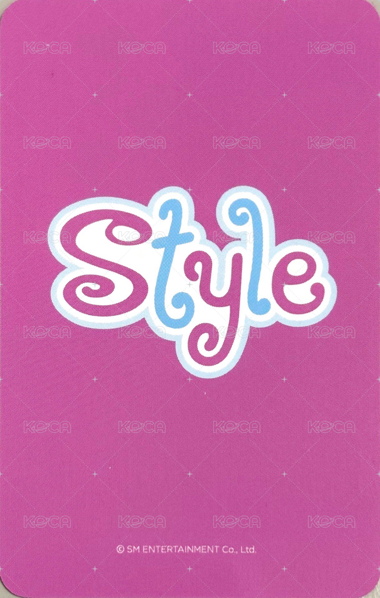 Style wm 幸運卡  背面