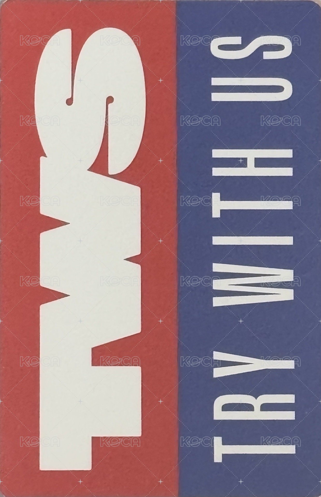 TRY WITH US 專輯卡 電子專 背面