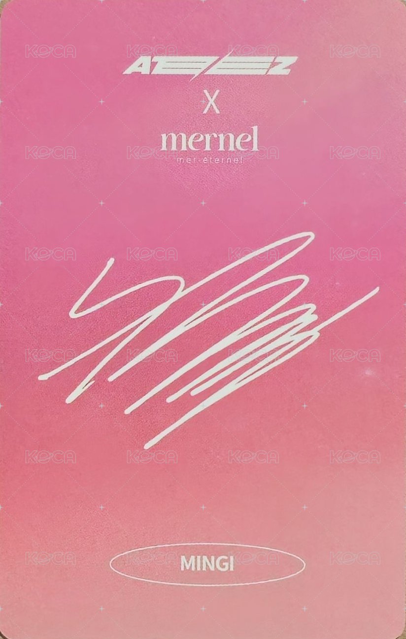 Mernel 3.0 代言卡  背面