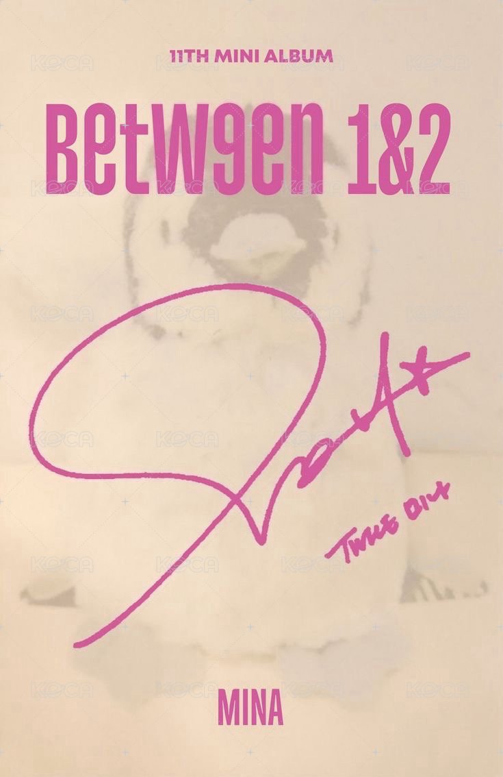 BETWEEN 1&2 專輯卡  背面