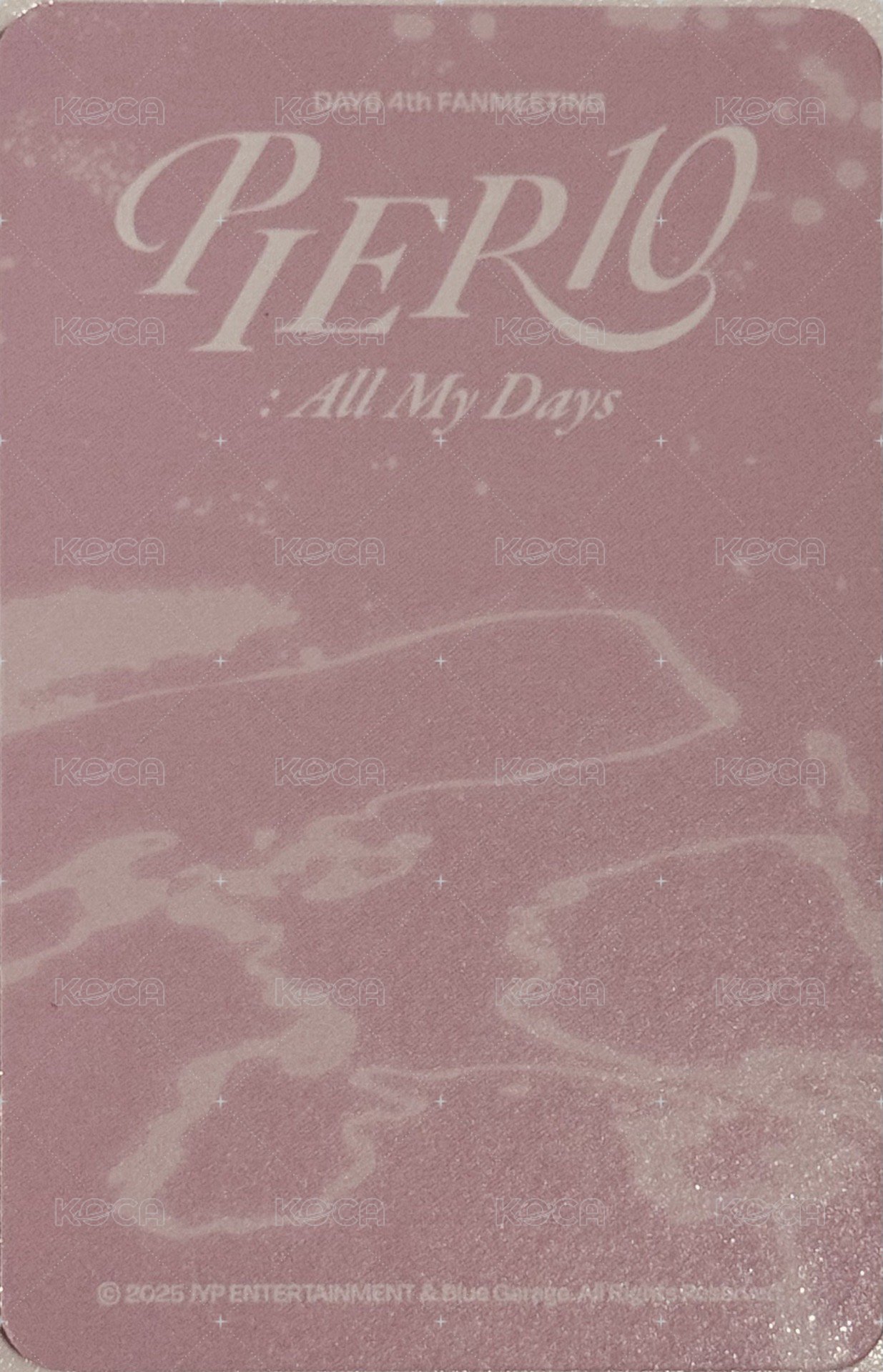 4th FM 線下 滿額卡  背面