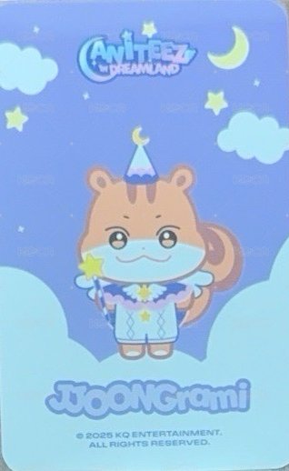 ANITEEZ IN DREAMLAND 周邊卡  背面