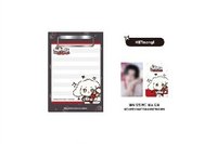 ANITEEZ IN THE CALLING 文具用品 MINI CLIPBOARD & MEMO PAD SET